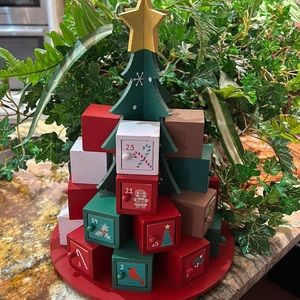 Christmas wood advent calendar